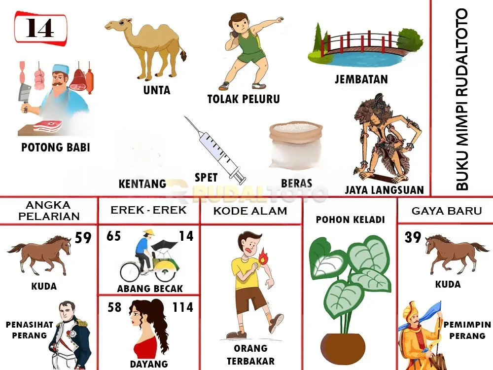 buku mimpi erek erek togel 14